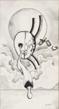 Fikile Magadlela; Moon and Figures