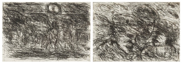 David Koloane; In Your Face; Moonlight with Dogs, two