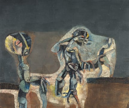 Nathaniel Ntwayakgosi Mokgosi; Two Figures