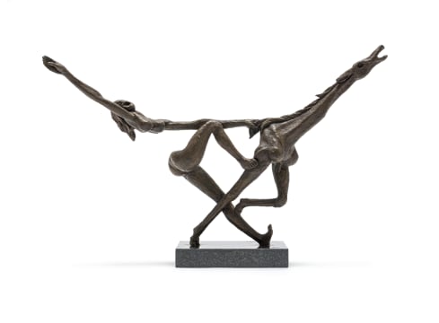 Hennie Potgieter; Figure Riding a Horse