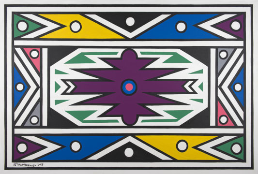 Esther Mahlangu; Untitled
