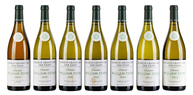 William Fèvre; Chablis Les Clos; 2009, 2010, 2012, 2014; 7 (1 x 7); 750ml