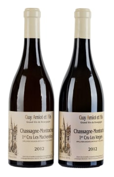 Guy Amiot et Fils; Chassagne-Montrachet 1er Cru Collection; 2012; 2 (1 x 2); 750ml