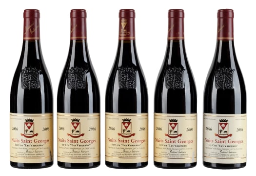 Bertrand Ambroise; Nuits-Saint-Georges 1er Cru Les Vaucrains; 2006; 5 (1 x 5); 750ml