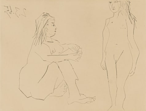 Pablo Picasso; Deux Femmes