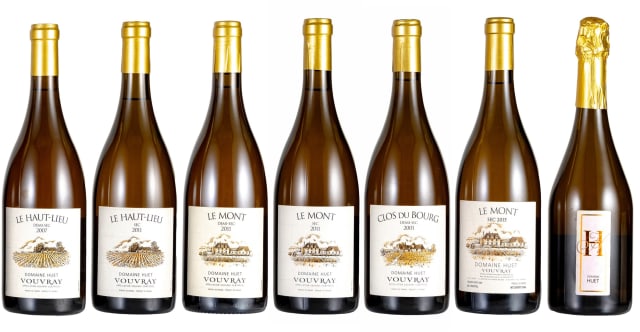 Huet; Collection Le Clos, Le Mont, Le Haut-Lieu; 2001 - 2015; 7 (1 x 7); 750ml