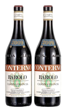Giacomo Conterno; Barolo Cascina Francia; 2009; 2 (1 x 2); 750ml