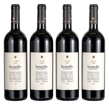 Poggio Antico; Brunello di Montalcino; 2004; 4 (1 x 4); 750ml