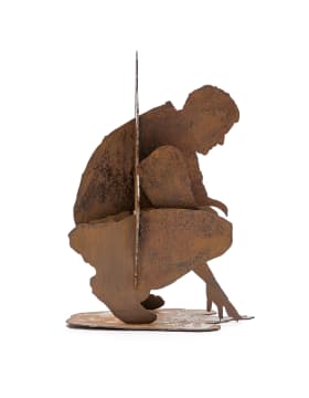Kim Lieberman; Human Intersection: Study for a Sculpture of Lee Berger