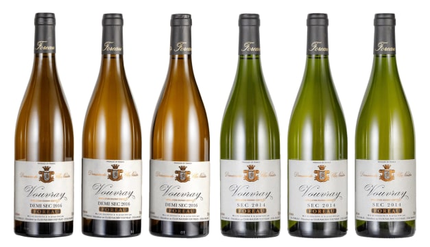 Clos Naudin; Vouvray Sec and Demi-Sec; 2014, 2016; 6 (2 x 3); 750ml
