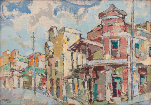 Gregoire Boonzaier; Huis met Veranda, D. Ses No. 4