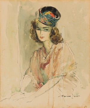Eric Byrd; Woman with Hat