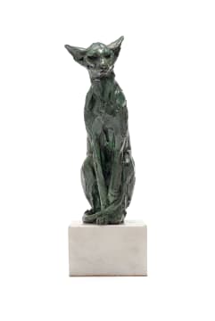 Dylan Lewis; Sitting Oriental Cat I (S101)