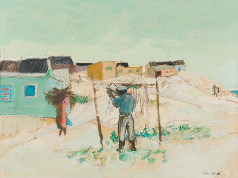 Marjorie Wallace; Hanging Laundry