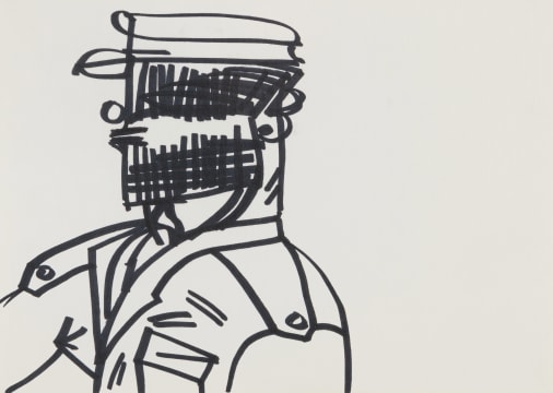 Robert Hodgins; Untitled (Military Officer)