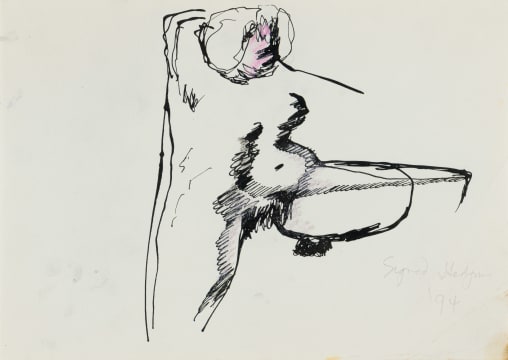 Robert Hodgins; Untitled (Dancing Nude)