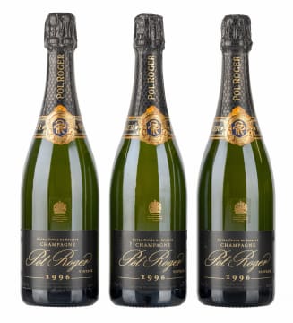 Pol Roger; Vintage; 1996; 3 (1 x 3); 750ml