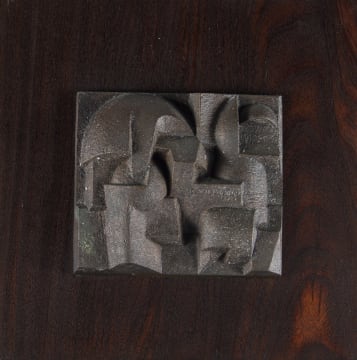 Edoardo Villa; Abstract Plaque