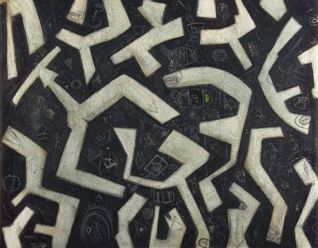 Robert Slingsby; Black and White Geometric Composition