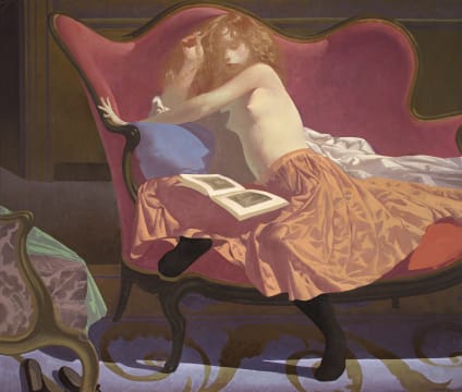 Neil Rodger; Girl Seated on a Chair