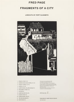 Fred Page; Fragments of a City: Linocuts of Port Elizabeth, portfolio