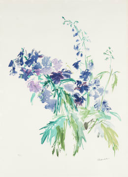 Oskar Kokoschka; Delphiniums