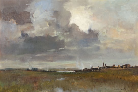 Errol Boyley; Buildings in a Landscape
