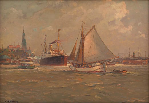 Cathcart William Methven; Harbour Scene