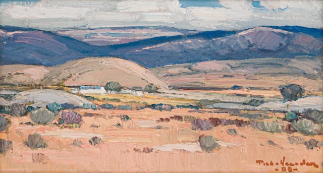Piet van Heerden; Extensive Namaqualand Landscape