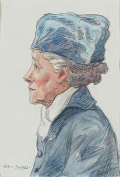 Erich Mayer; Woman in Profile