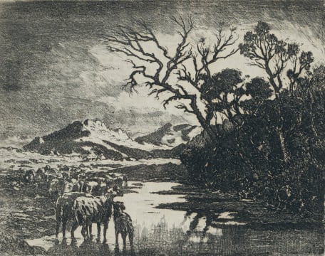 Tinus de Jongh; Sunset Karroo (sic)