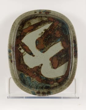 Esias Bosch; Large Stoneware Dish