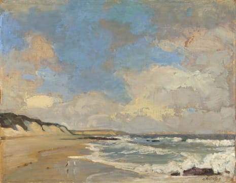 Walter Gilbert Wiles; Gulls on a Beach