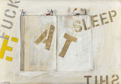 Wayne Barker; Untitled (Eat & Sleep)