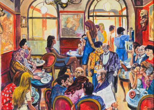 Gerhard Batha; Cafe