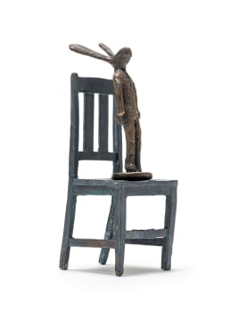 Guy du Toit; Standing Hare; Chair, two