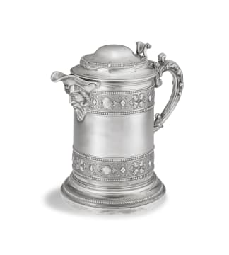 A Victorian silver tankard, Robert Harper, London, 1872