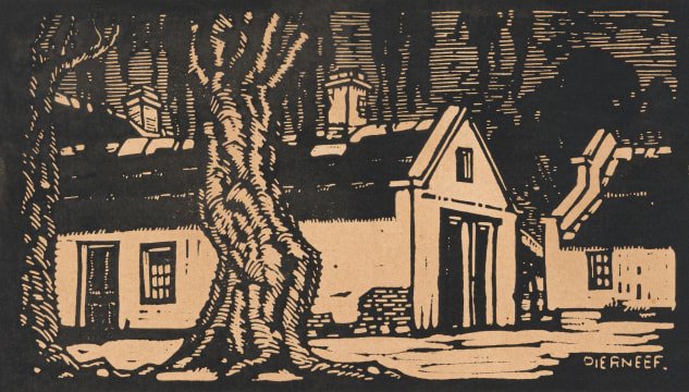Jacob Hendrik Pierneef; Stalle, Huise van Biskop Bousfield, Pretoria (Nilant 33)