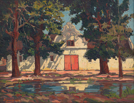 Jacob Hendrik Pierneef; Die Wynkelder by Du Toits Plaas, Krommerivier, Stellenbosch