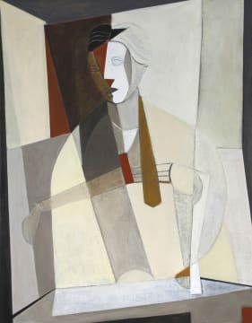 Marlene von Dürckheim; Head of a Woman with Cello Mnemosyne III (Memory)