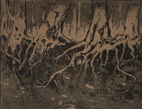 Jacob Hendrik Pierneef; Tree Roots