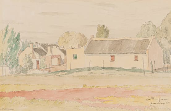 Jacob Hendrik Pierneef; Old House in Bredasdorp, KP