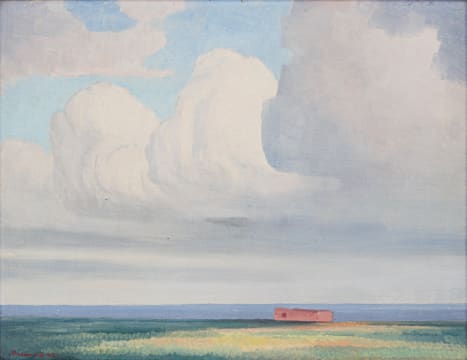 Jacob Hendrik Pierneef; House with Clouds