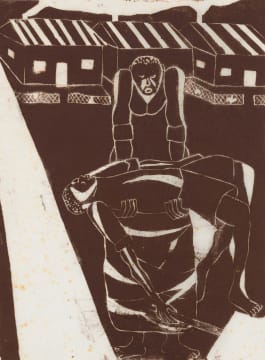 Unknown Artist; Carrying Injured Man