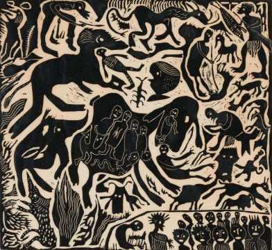 Gordon Mbatha; Untitled (Folklore)