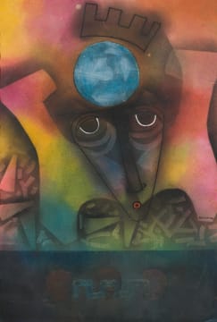 Winston Churchill Masakeng Saoli; Abstract Portrait