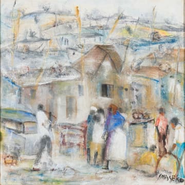 Joe Maseko; Village Scene