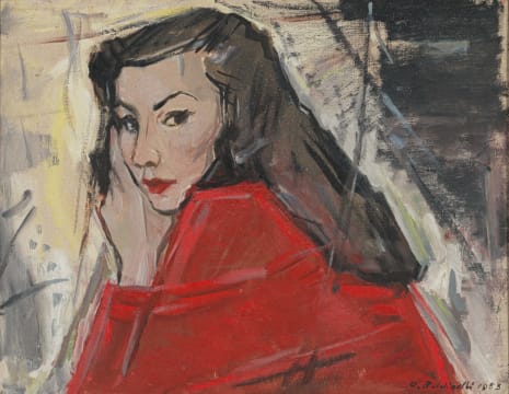 Armando Baldinelli; Woman in Red