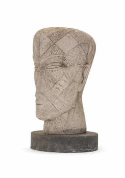 Anton Smit; Head with Triangles