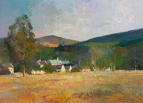 Errol Boyley; Houses in a Landscape